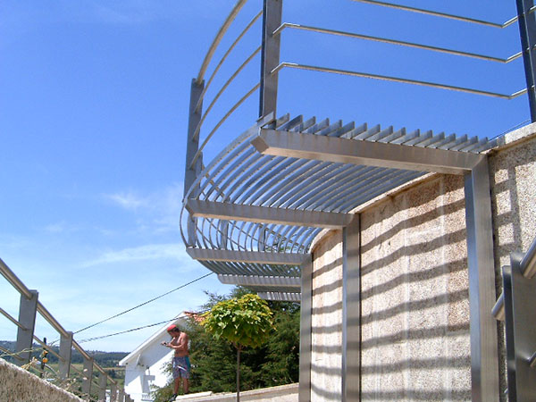 Estrutura de varanda
